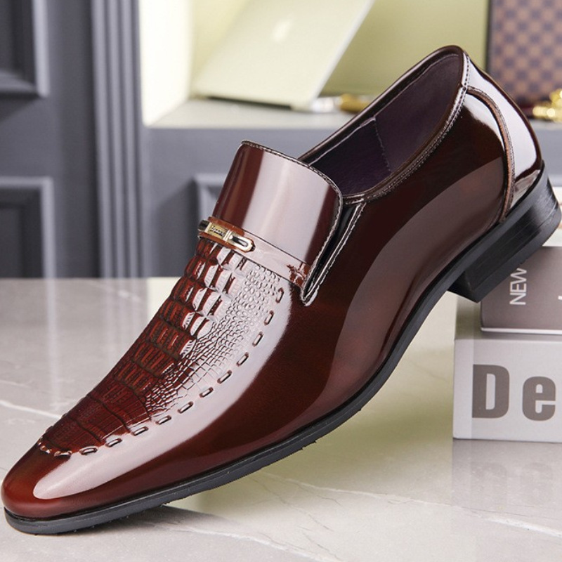 Patent Leather Oxford - Men Leather Shoes Patent Leather Business