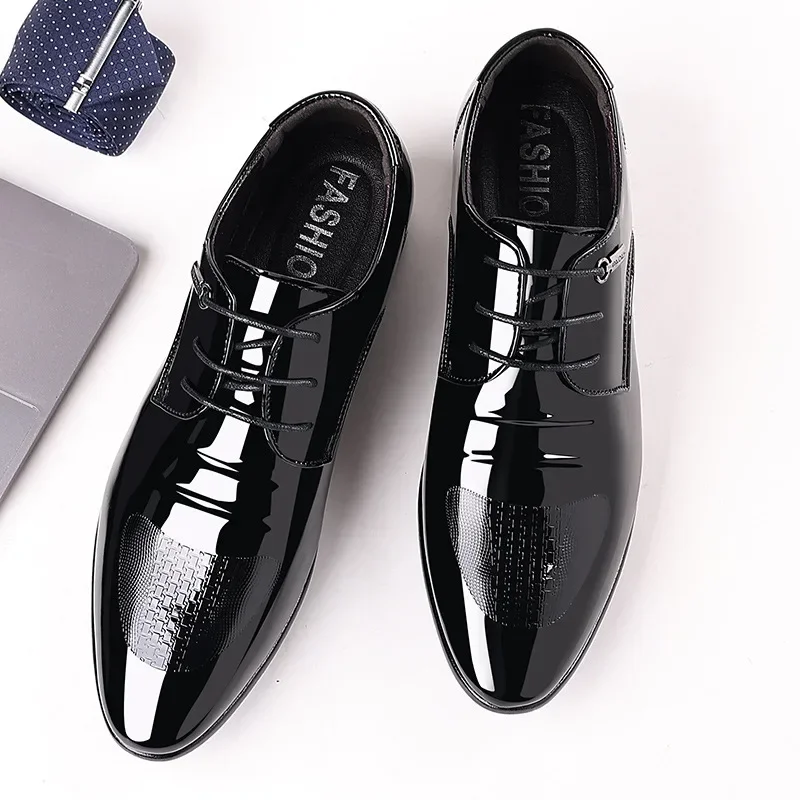 Patent Leather Oxford - Trending Classic Men Dress Shoes for