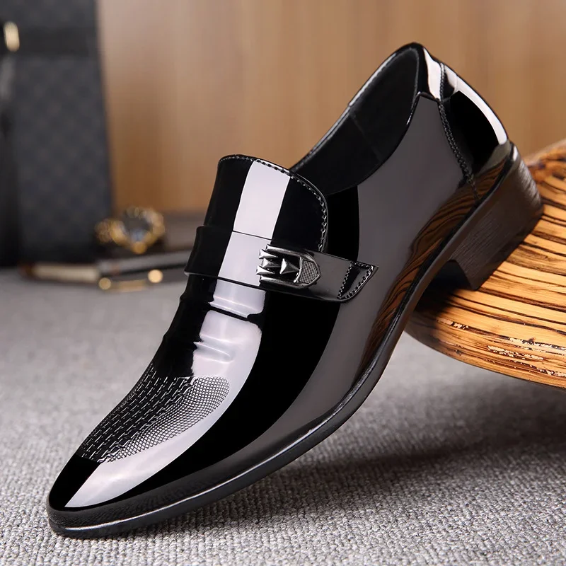 Patent Leather Oxford - Patent Leather Shoes for Men Business
