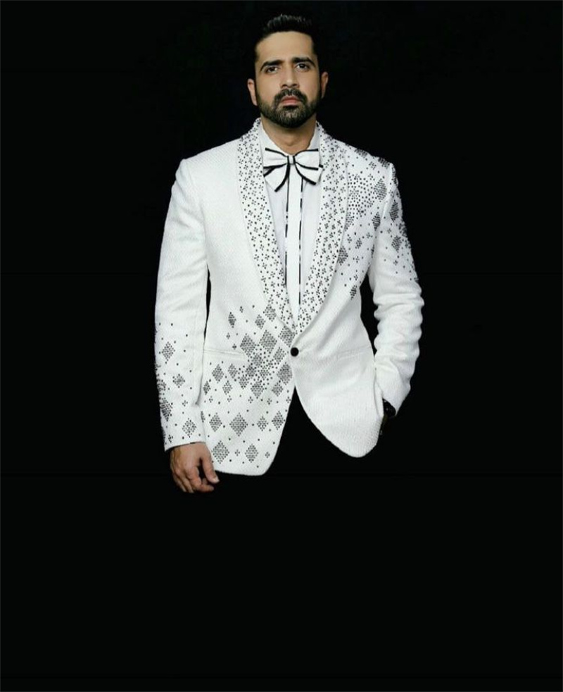 Formal Wear Jersey For Men - Crystals Men Suit Set 2 Pcs