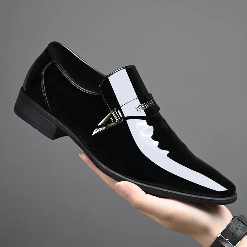 Patent Leather Oxford - Leather Shoes for Men 2025 New