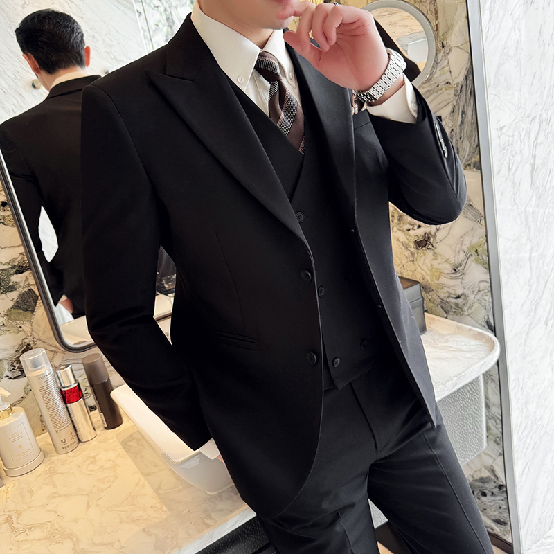 Men's suit three-piece busines - Men Formal Wear Top 评论和价格