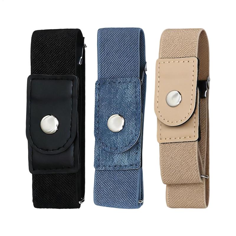 Elastic No Buckle Belt Adjusta - Men Formal Wear With Jeans 评论和价格
