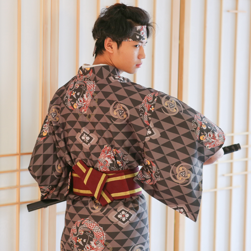 Asian Ethnic New Design Kimono - Traditional Japanese Men'S Formal Wear 评论和价格