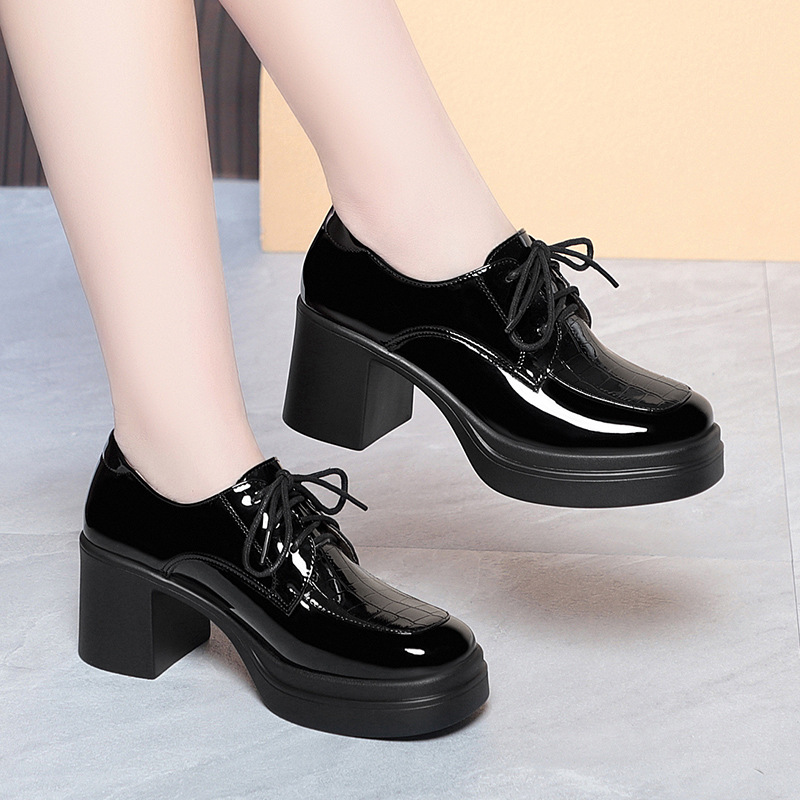 6.5cm Elegant Comfortable Deep - Patent Leather Oxford 评论和价格