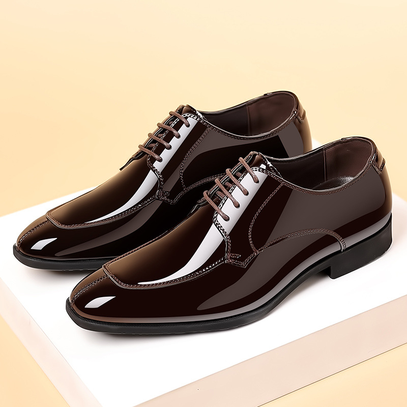 Business Men's Dress Shoes Pat - Patent Leather Oxford 评论和价格