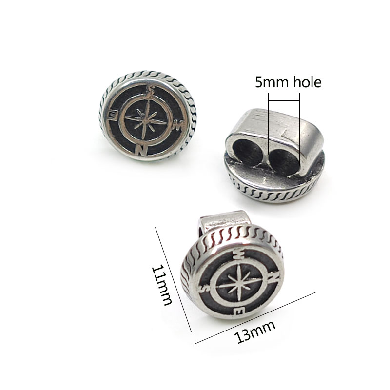 4Pcs Stainless Steel Beads Spa - Patent Leather Oxford 评论和价格