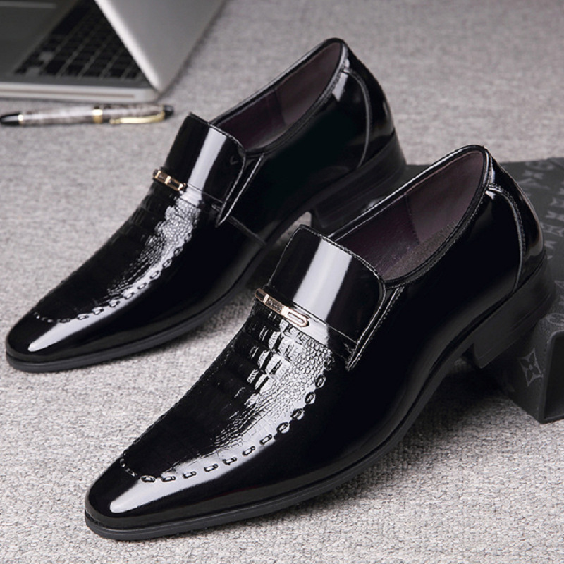 Men Leather Shoes Patent Leath - Patent Leather Oxford 评论和价格