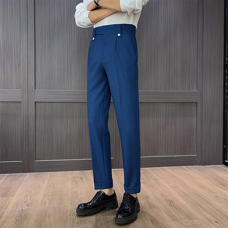 Naples High Waist Straight Pan - Men Formal Wear Top 评论和价格