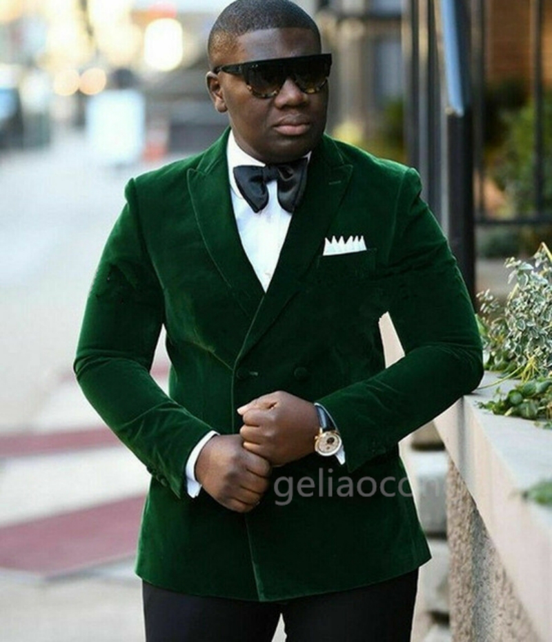 XS-6XL Velvet Wedding Men Suit - Men Formal Wear Top 评论和价格