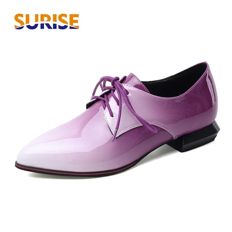 British Women Oxfords Gradient - Patent Leather Oxford 评论和价格