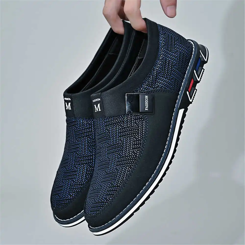 Dark Blue 44-45 Summer Shoes S - Men Formal Wear All Black 评论和价格