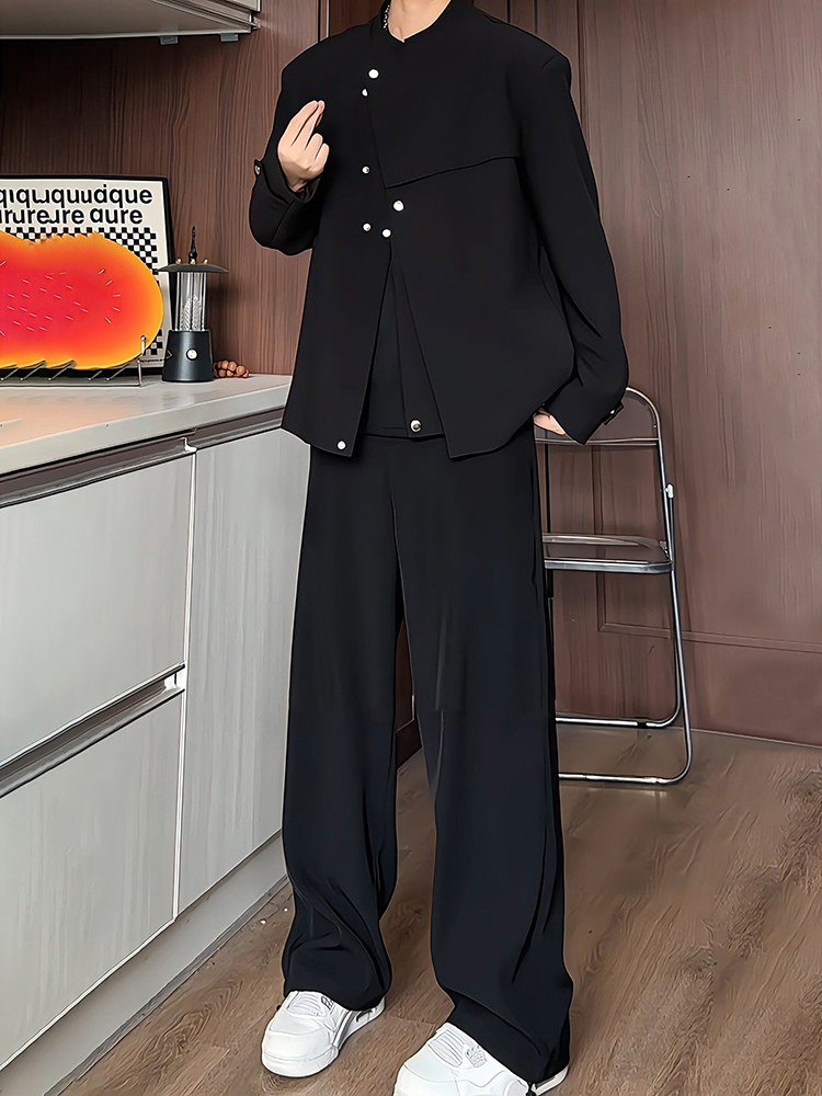 Black Short Suit Jacket for Me - Men Formal Wear All Black 评论和价格