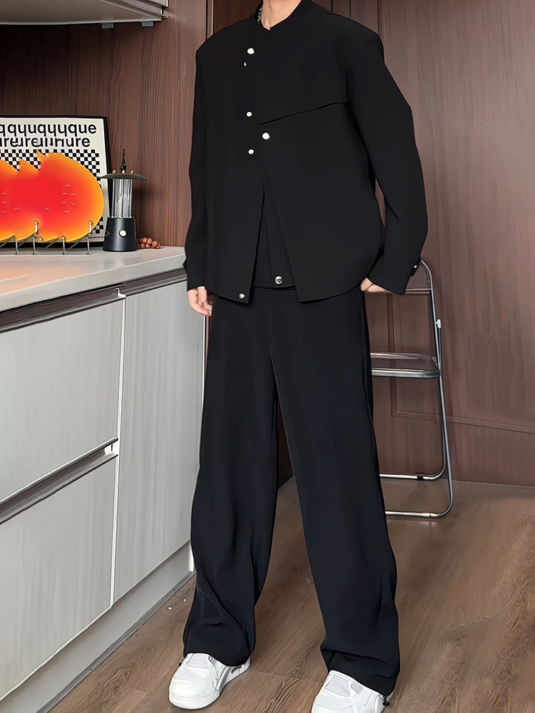 Black Short Suit Jacket for Me - Men Formal Wear All Black 评论和价格