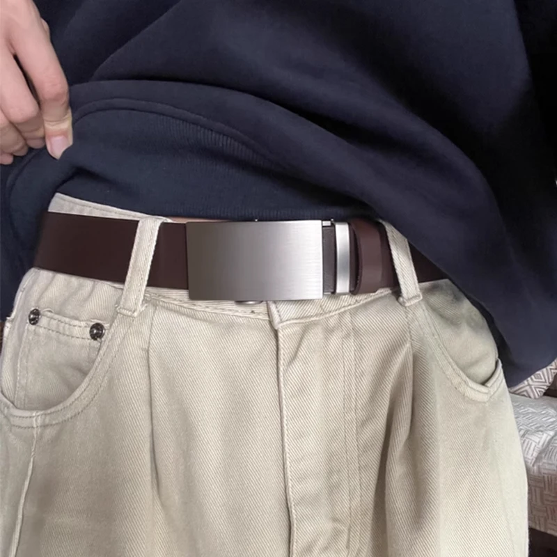 Genuine Leather Belt for Men,  - Men Formal Wear With Jeans 评论和价格