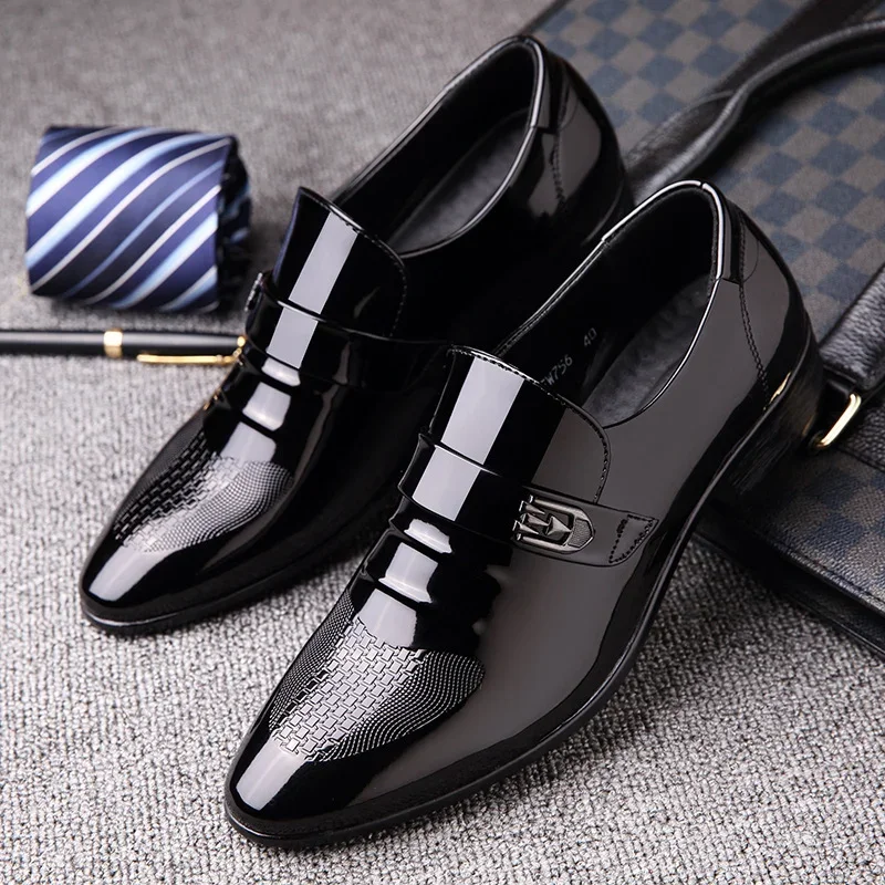 Patent Leather Shoes for Men B - Patent Leather Oxford 评论和价格
